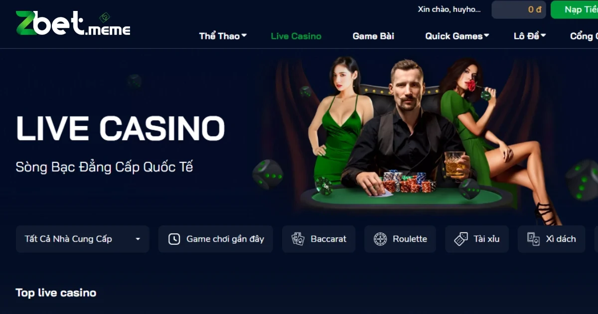 Giới thiệu về Casino Zbet