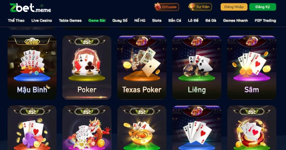 Các Trò Chơi Hấp Dẫn Tại Casino Zbet