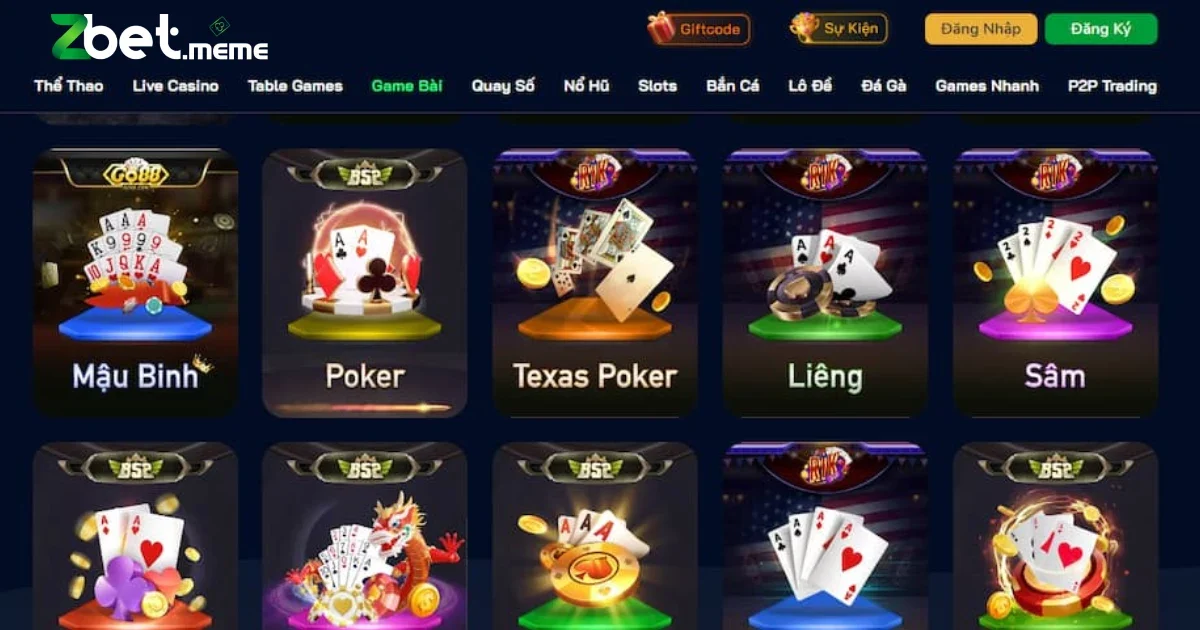 Trang chủ 15 Các Trò Chơi Hot Nhất Tại Zbet